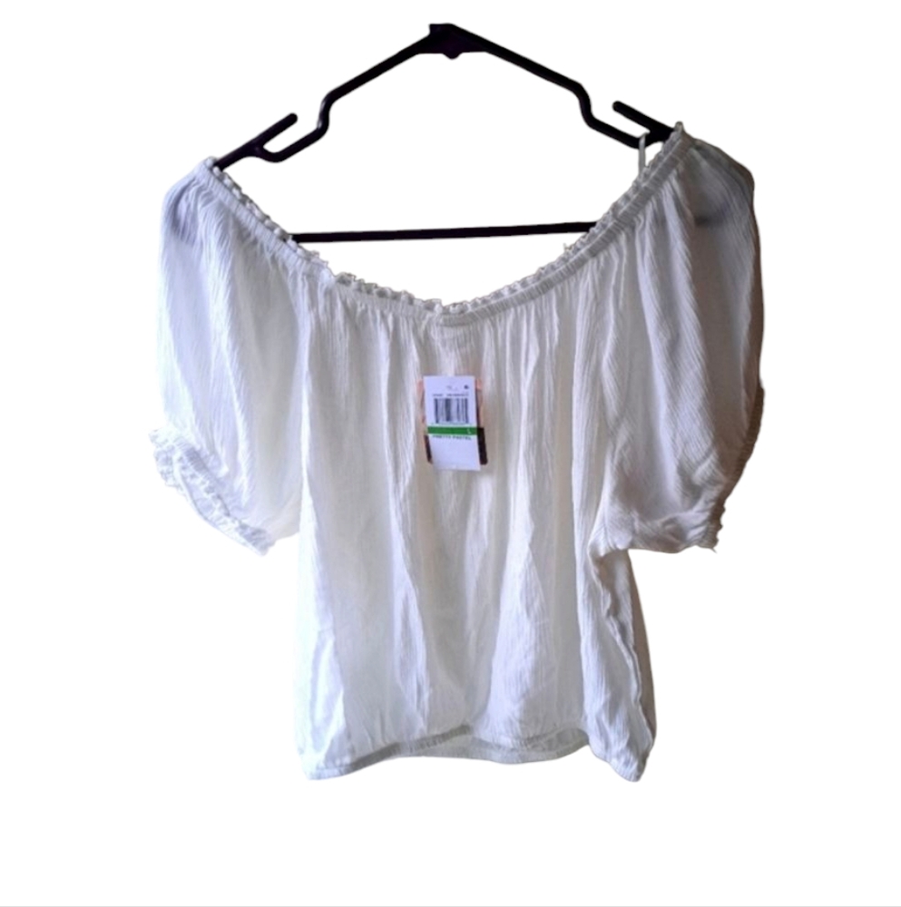 Cropped Top By Selfie Size Large